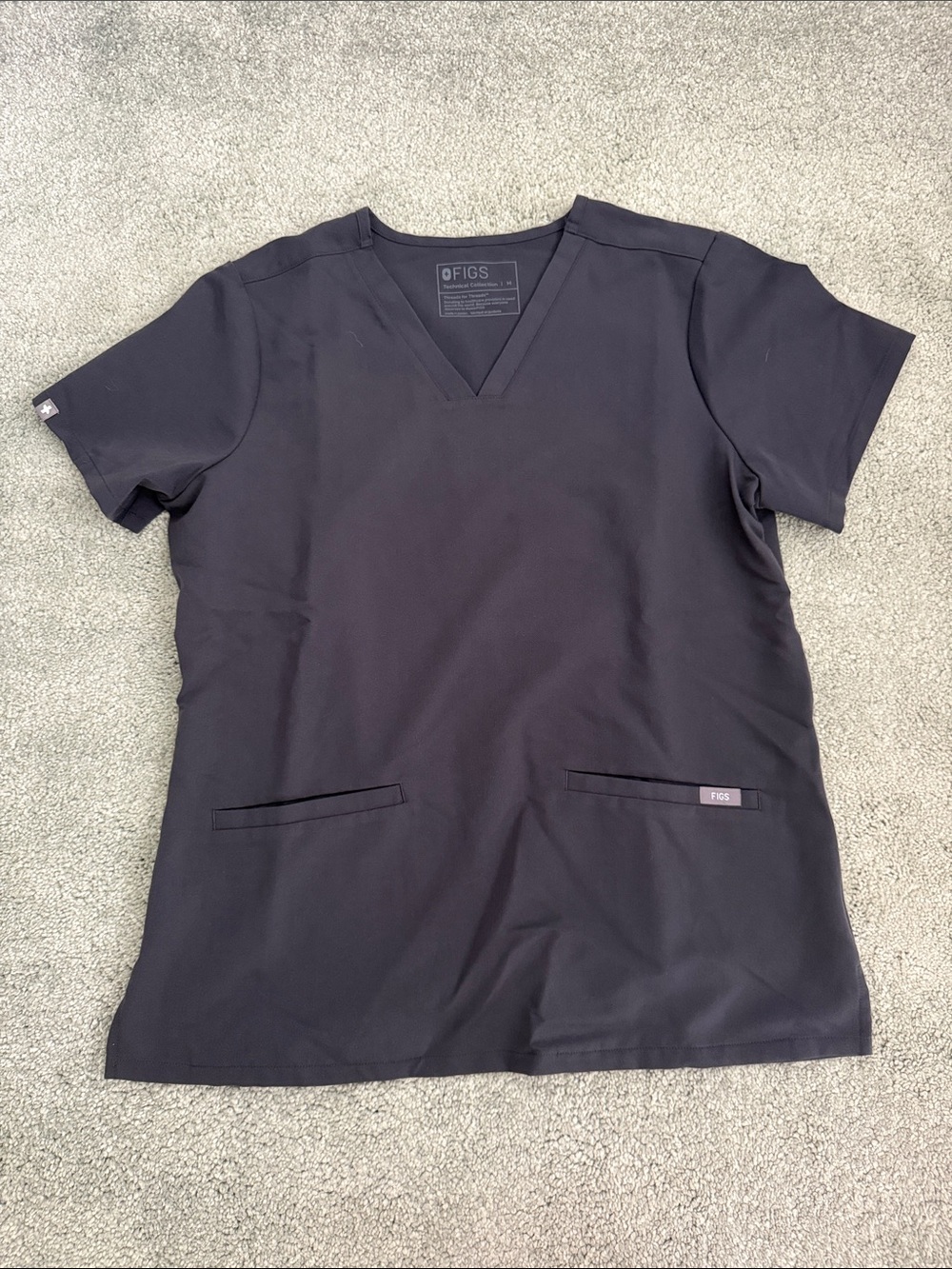 FIGS Casma Graphite Grey Top